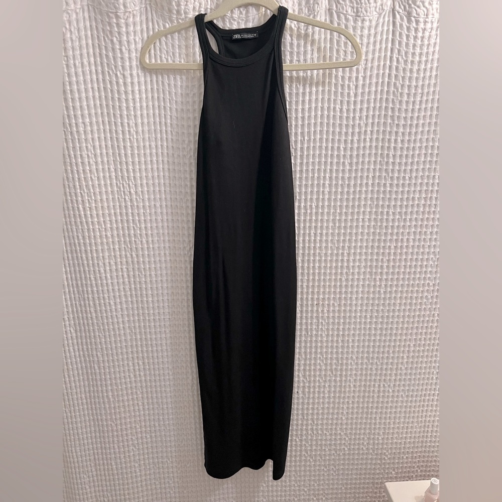 Simple, black dress
